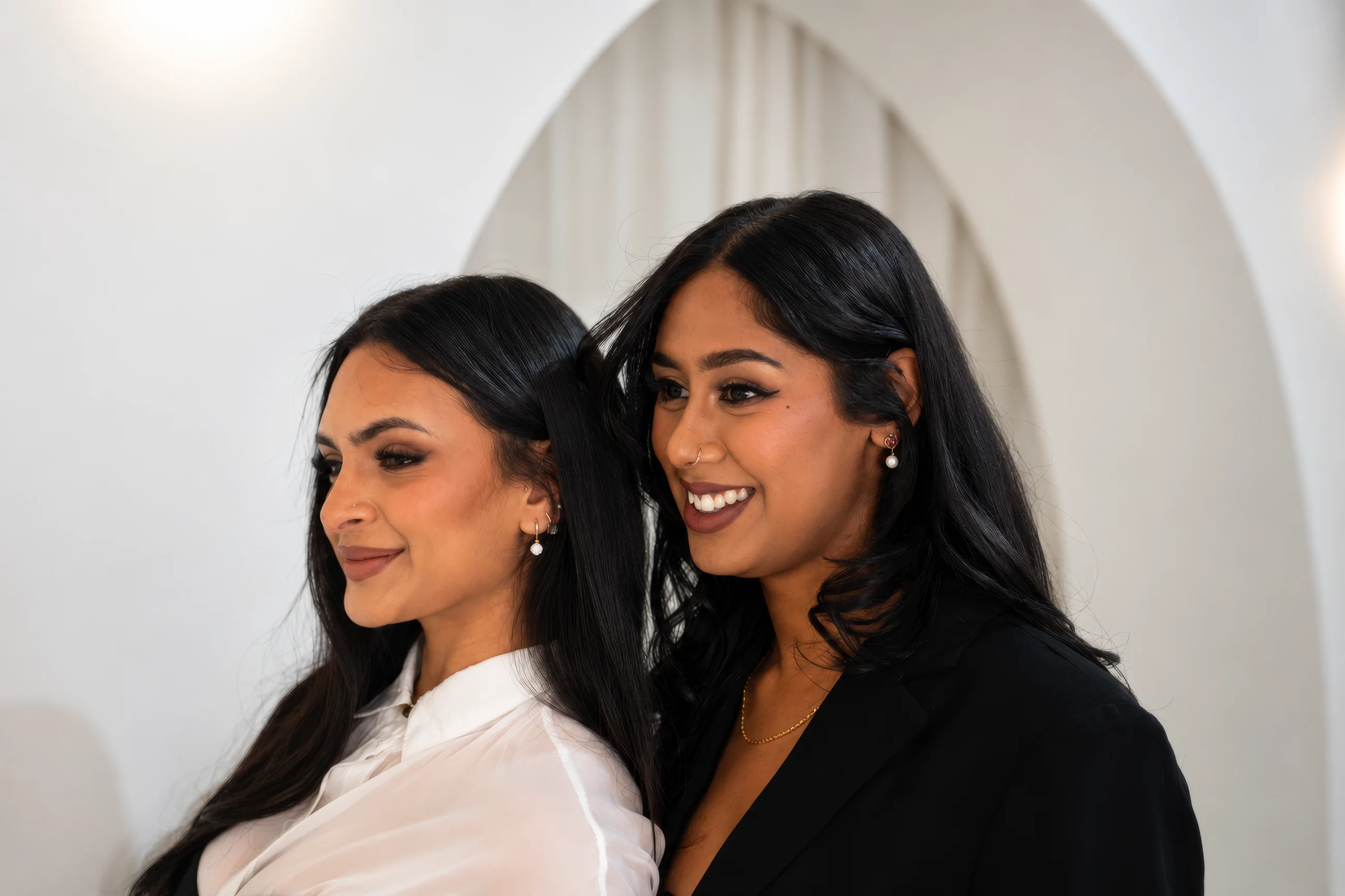 The founders of Chai & Spice in their Sydney studio